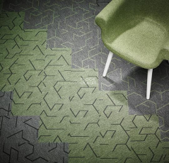 Flotex Triad planks 131013 Green Line фото 2 | FLOORDEALER